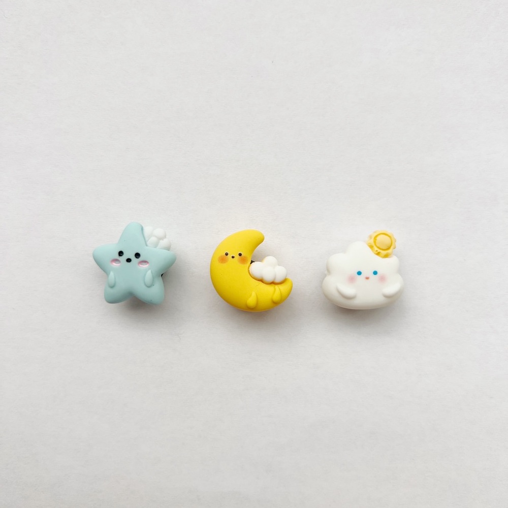 Cute weather croc charms bundle